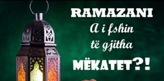 A kemi mëkat nëse gjatë kompenzimit të ditëve borxh të Ramazanit, e prishim agjërimin?