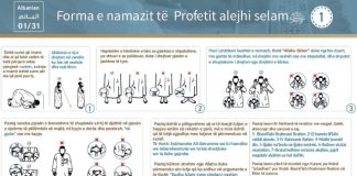 A bën me u falë me letër përpara në të cilën janë të shënuara suret dhe duatë?