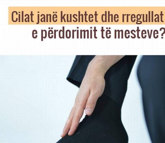 Nëse personi ka mbathje tjetër mbi çorapë, cilës prej tyre duhet t’i japë mes’h?