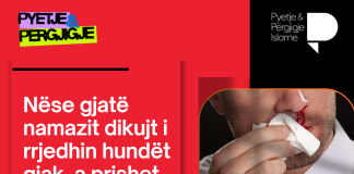 Nëse gjatë namazit dikujt i rrjedhin hundët gjak, a prishet abdesi?