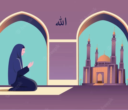 A mund të falet femra muslimane pa çorape?
