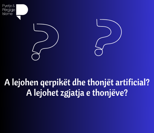A lejohen qerpikët dhe thonjët artificial?