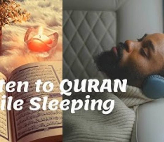 DËGJIMI I KURANIT KUR BIEM NË GJUMË