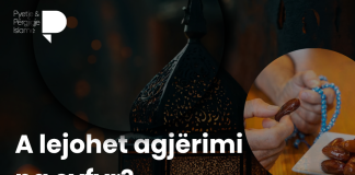 A lejohet agjërimi pa syfyr?