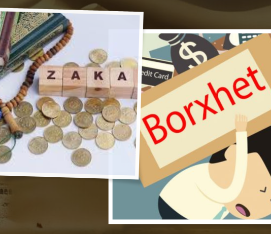 A e pengon borxhi dhënien e zekatit, edhe nëse është më tepër se tërë pasuria?