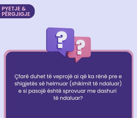 Çfarë duhet të veprojë ai që ka rënë pre e shigjetës së helmuar (shikimit të ndaluar) e si pasojë është sprovuar me dashuri të ndaluar?