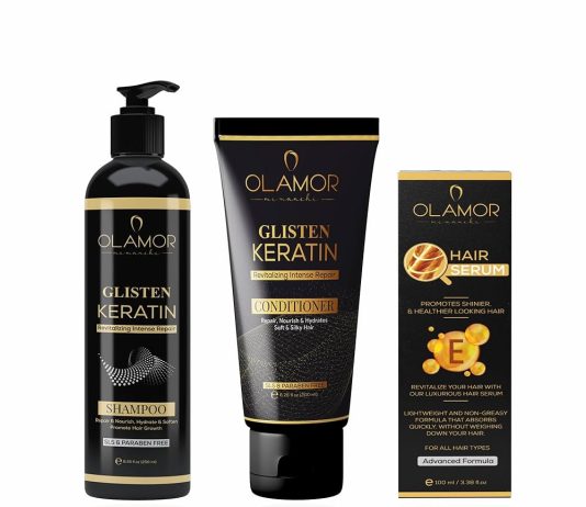 Disa krema që përmbajnë pak keratin, a lejohet t’i lyjmë flokët dhe a prishet abdesi?