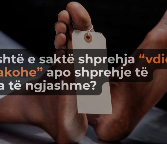 A është e saktë shprehja “vdiq parakohe” apo shprehje të tjera të ngjashme?