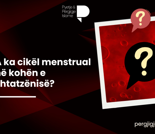 A ka cikël menstrual në kohën e shtatzënisë?