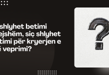 A shlyhet betimi rrejshëm, siç shlyhet zotimi për kryerjen e një veprimi?