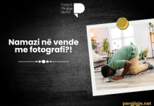 A lejohet të fal namaz në një vend ku ka fotografi gjallesash ose skulptura të gjallesave?
