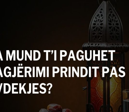 Çfarë obligimi kanë fëmijët për agjërimin e prindit që ka vdekur pa agjëruar për shkak sëmundjeje?