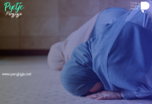 Si duhet të veprojë një femër kur është mysafire me namazin e akshamit kur i vjen pastrimi papritur(mbarimi i ciklit?