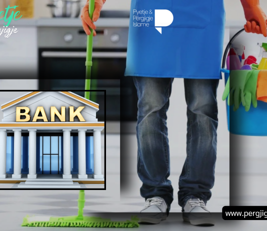 Gjykimi për punën në bankë si pastruese?