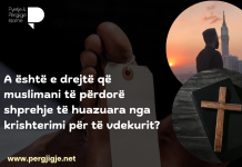 A është shprehja “u preftë në paqe” thjesht fjalë mirësjelljeje, apo një lutje me prejardhje nga krishterimi që nuk përputhet me Islamin?
