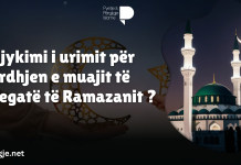 Cili është gjykimi i urimit për ardhjen e muajit të begatë të Ramazanit?