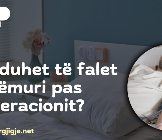 Si duhet të falet i sëmuri pas operacionit?