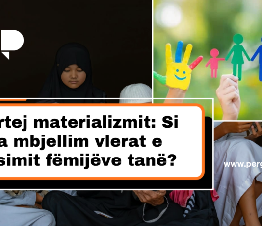 A mjafton vetëm kujdesi material për t’i rritur fëmijët tanë?