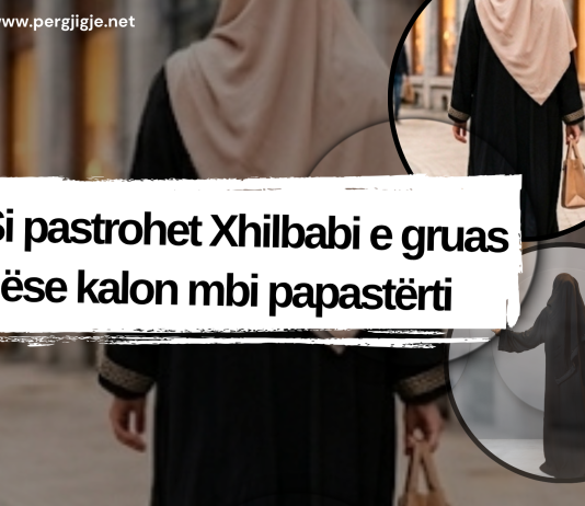 Si pastrohet Xhilbabi (abaja-ja) e gruas nëse kalon mbi papastërti