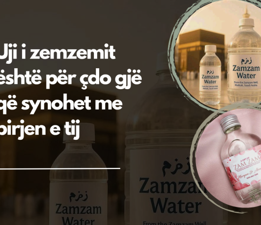 Uji i zemzemit është për çdo gjë që synohet me pirjen e tij