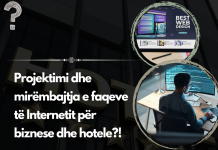 Projektimi dhe mirëmbajtja e faqeve të internetit për biznese dhe hotele?!