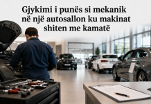A është hallall puna e mekanikut në një autosallon ku makinat shiten me kamatë?