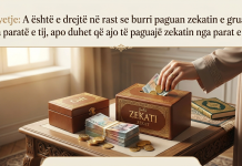 A lejohet që burri të paguaj zekatin për pasurinë e gruas së tij?