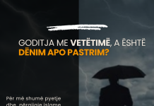 GODITJA ME VETËTIMË, A ËSHTË DËNIM APO PASTRIM?