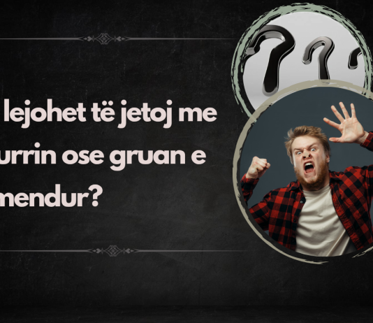 A lejohet të jetoj me burrin ose gruan e çmendur?