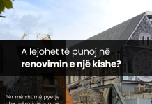 A lejohet të punoj në renovimin e një kishe?