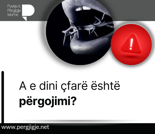 Çfarë është në të vërtetë përgojimi?
